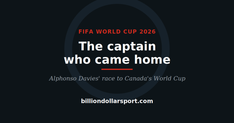 The captain who came home: Alphonso Davies and the World Cup he’s racing to reach