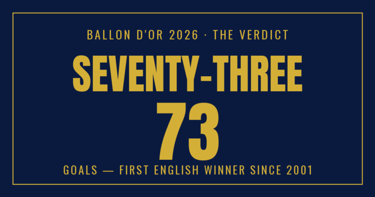 Seventy-Three — The Harry Kane Ballon d’Or That Ended the Trophy Argument