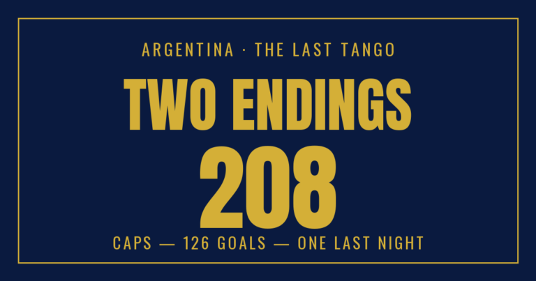 Two Hundred and Eight — The Messi Farewell and the Ending Ronaldo Is Still Waiting For